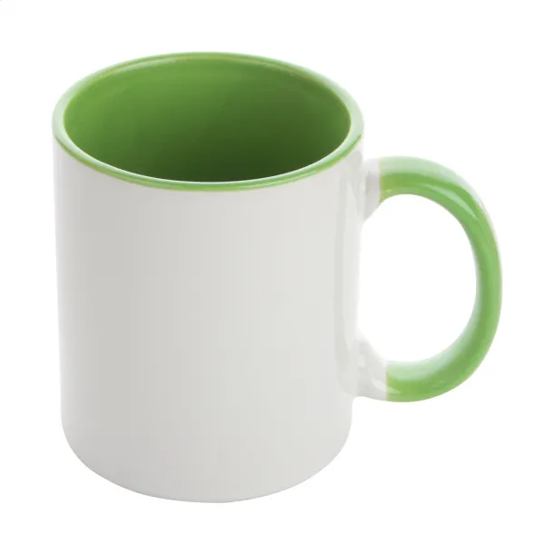 InnoColour sublimation mug Green White