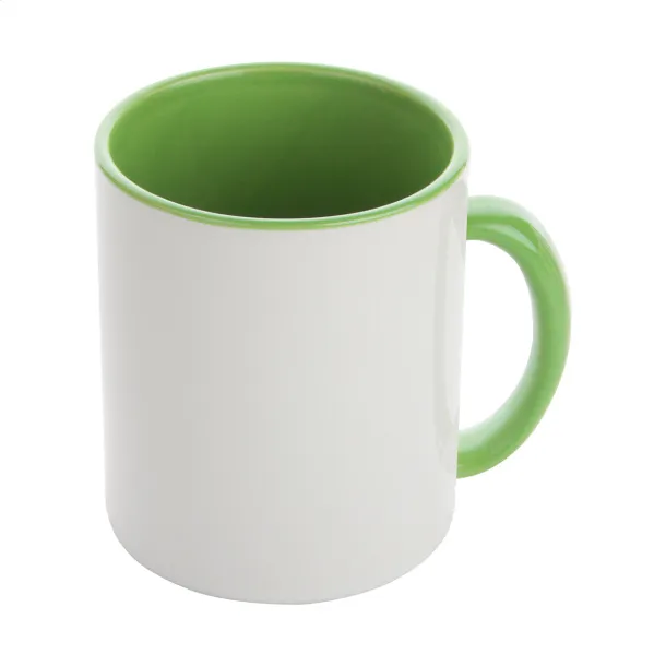 InnoColour sublimation mug Green White