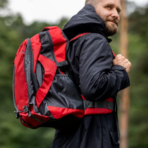 KAPRUN trekking backpack with laptop pocket Red