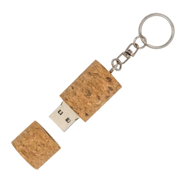 SYDNEY gift set with USB memory stick, notebook and pen, beige Beige