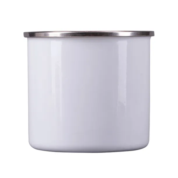 ODIS 500 ml enamel mug with sublimation coating White