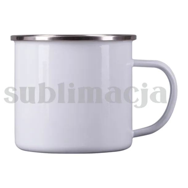 ODIS 500 ml enamel mug with sublimation coating White