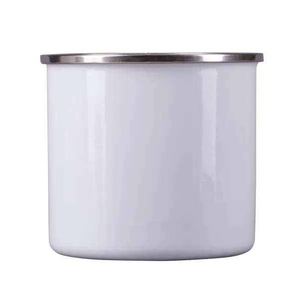 ODIS 500 ml enamel mug with sublimation coating White