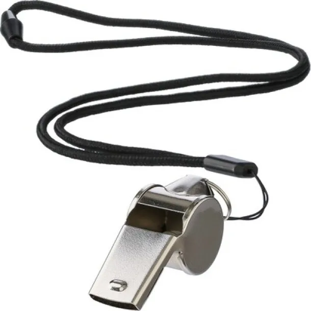  Whistle with neck cord black