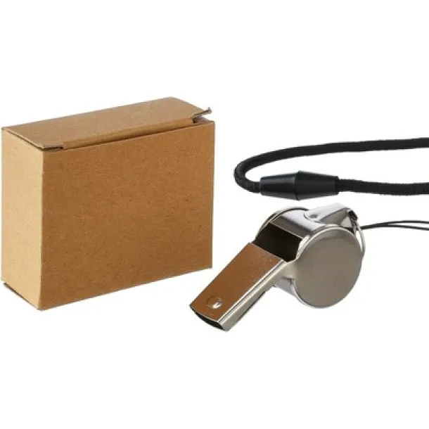 Whistle with neck cord Crna