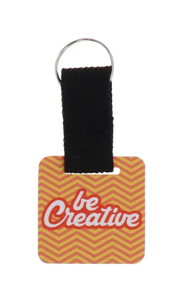 Woody Strap custom keyring, round Natural