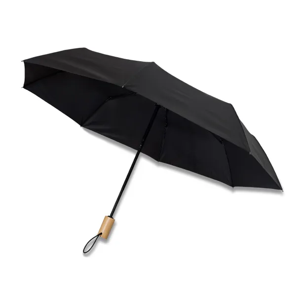 GRANTON umbrella with wooden handle Black