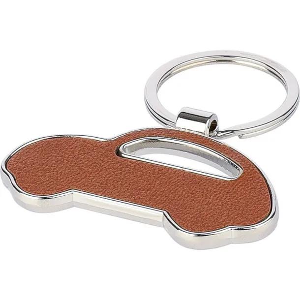  Keyring "car" brown