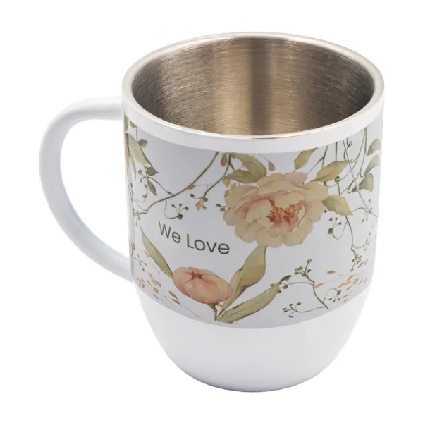 ALIS 350 ml steel mug with sublimation coating White