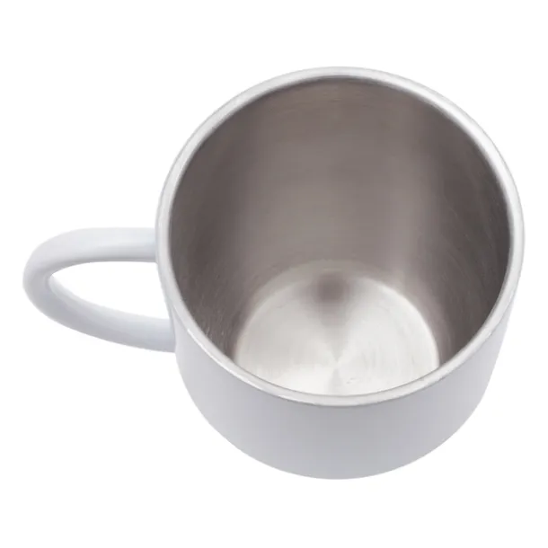 ALIS 350 ml steel mug with sublimation coating White