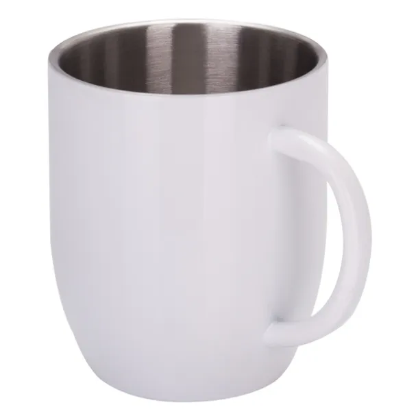 ALIS 350 ml steel mug with sublimation coating White
