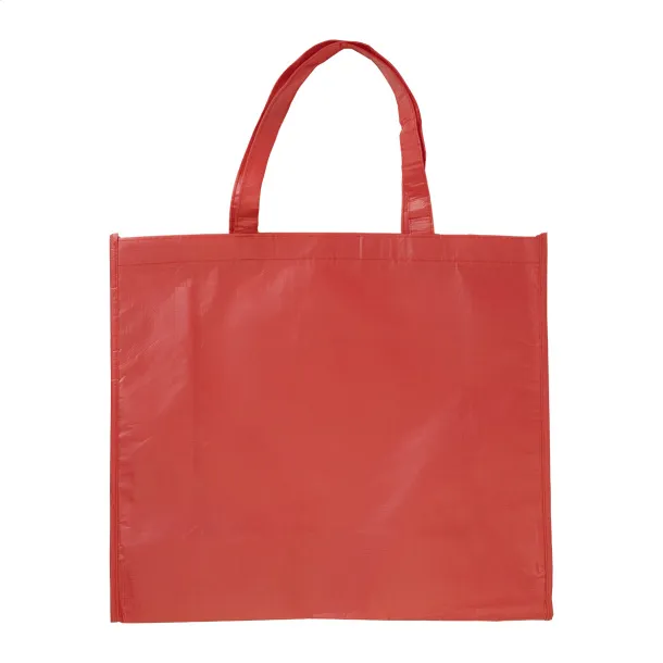 Laster shopping bag Red