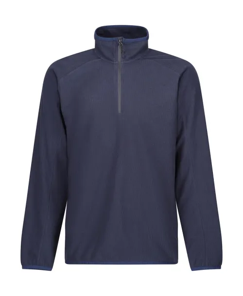 Navigate flis majica s kratkim patentom, 180 g/m² - Regatta Professional Mornarsko plava Seal Grey