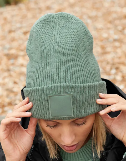  Deep Cuffed Tonal Patch Beanie - Beechfield