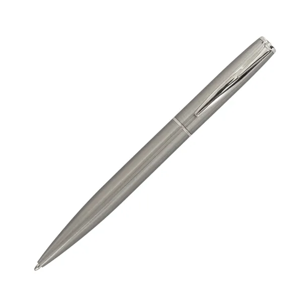 SILVERY metal pen in box Silver