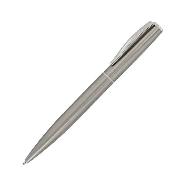SILVERY metal pen in box Silver