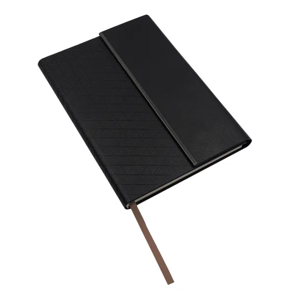 ZINARI squared notebook Black