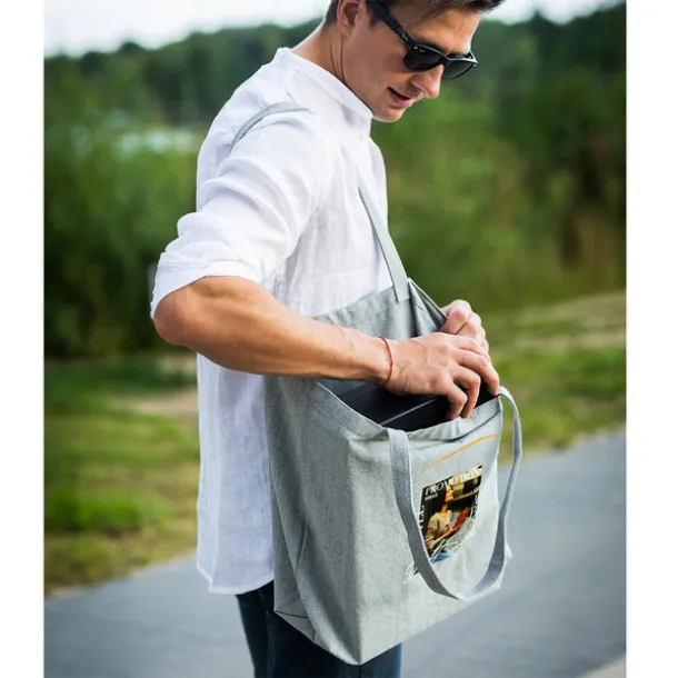 KINIA 340 g/m2 cotton bag Grey