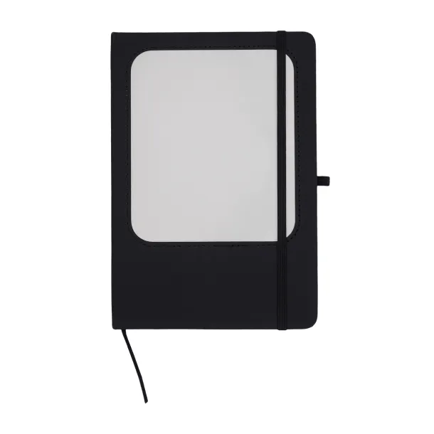 BLANKO notebook with a white erasable board Black