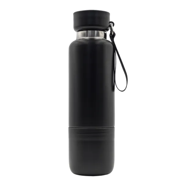 MULTINA multifunctional vacuum bottle 500 ml Black