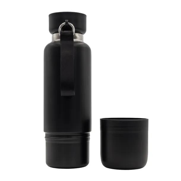 MULTINA multifunctional vacuum bottle 500 ml Black