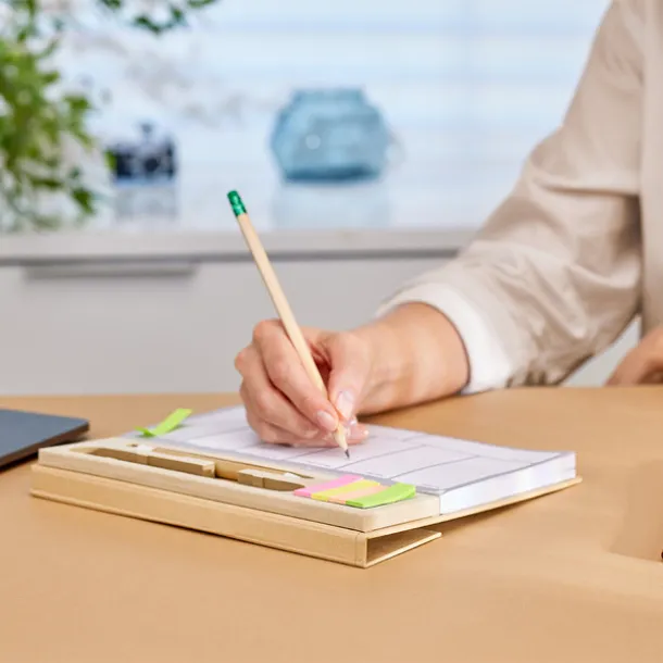 MELLE desk planner Brown