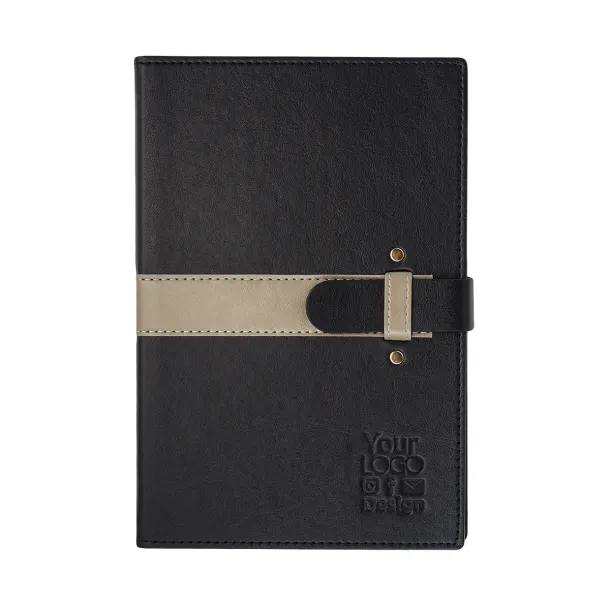 LORENZO squared notebook Grey