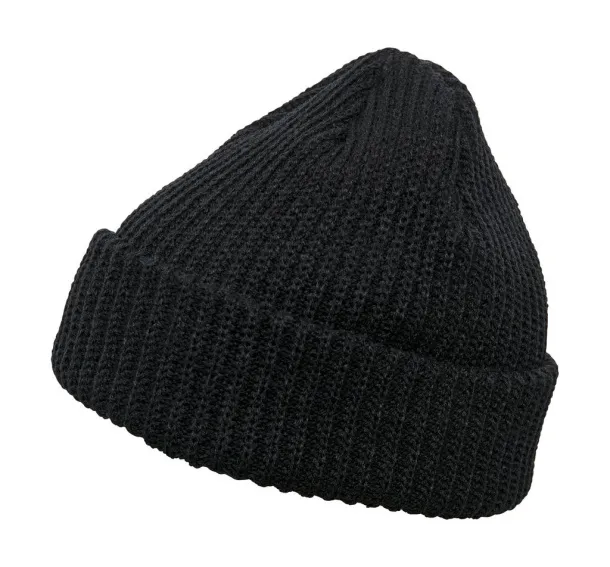  Rib Beanie - Flexfit Black
