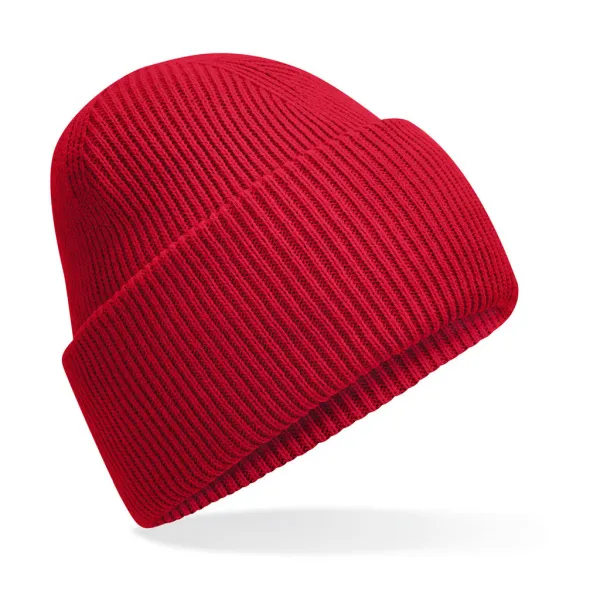  Classic Engineered Deep Cuffed Beanie - Beechfield Klasična crvena