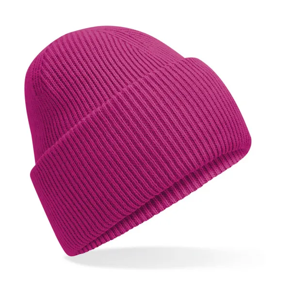  Classic Engineered Deep Cuffed Beanie - Beechfield Festival Fuchsia