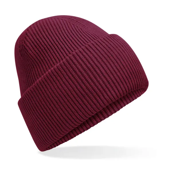  Classic Engineered Deep Cuffed Beanie - Beechfield Burgundy