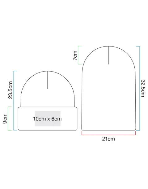  Klasična pletena kapa s podvrnutim rubom - Beechfield
