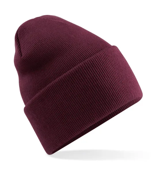 Original Deep Cuffed Beanie - Beechfield Burgundy