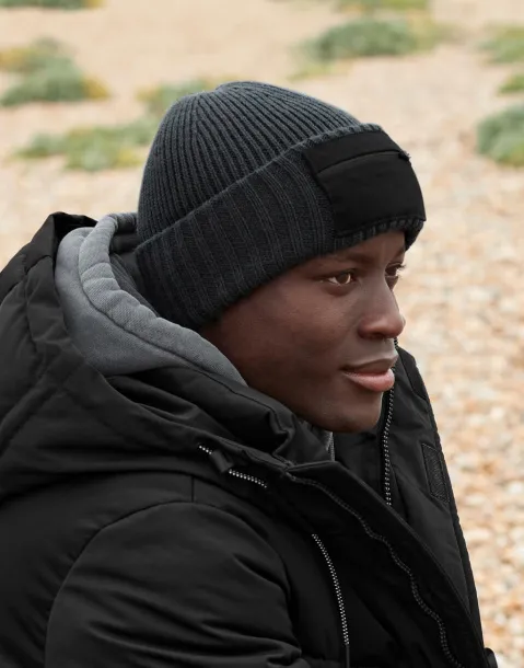  Zip Patch Beanie - Beechfield