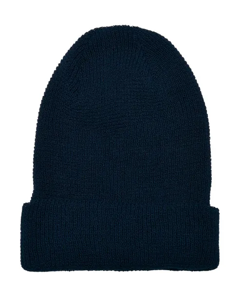  Recycled Yarn Waffle Knit Beanie - Flexfit Navy
