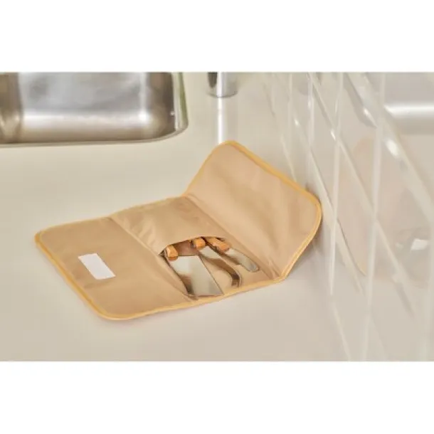  RPET charcutterie set brown