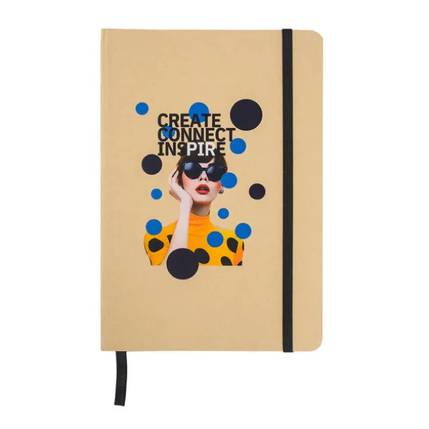 SIMPLY notes s kvadratićima, A5 Crna