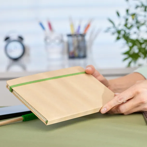 SIMPLY notes s kvadratićima, A5 Zelena