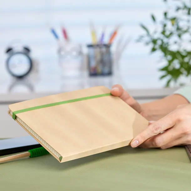 SIMPLY notes s kvadratićima, A5 Zelena
