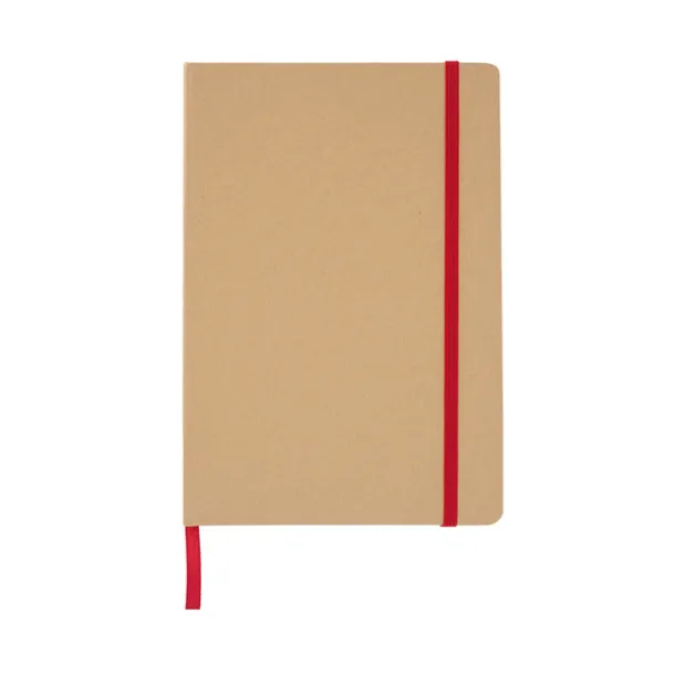 SIMPLY notes s kvadratićima, A5 Crvena