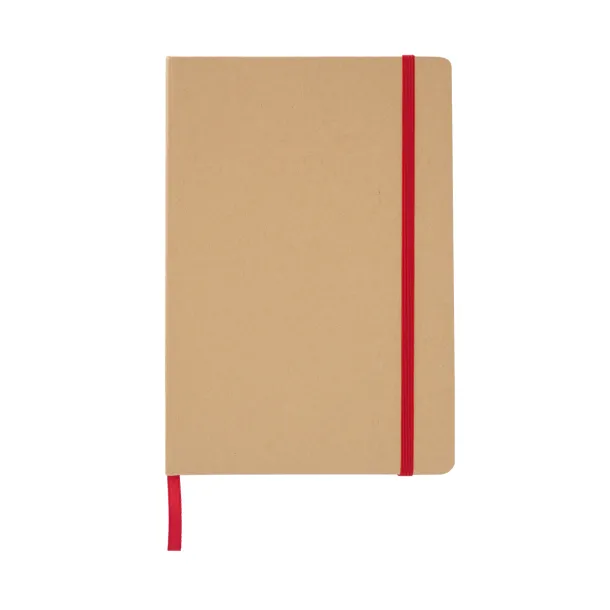 SIMPLY notes s kvadratićima, A5 Crvena