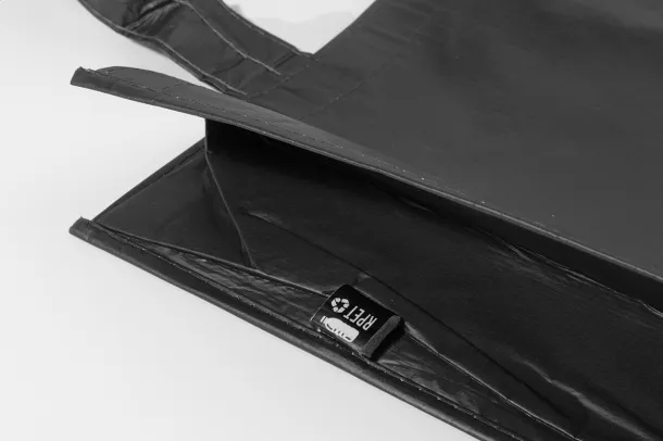 Laster shopping bag Black