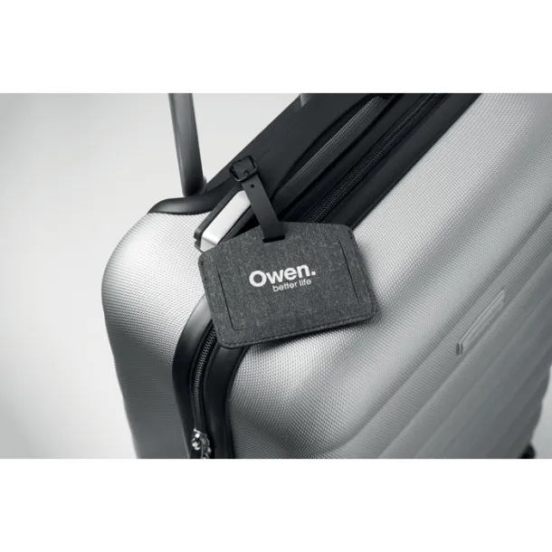 TAGSMART Anti-loss finder luggage tag Black