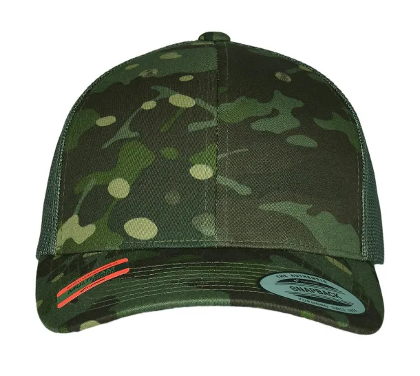 Multicam®Trucker retro kamuflažna šilterica - 6 panela - Flexfit Multicam Tropic