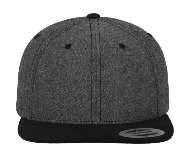  Snapback šilterica - 6 panela - Flexfit Crna Crna