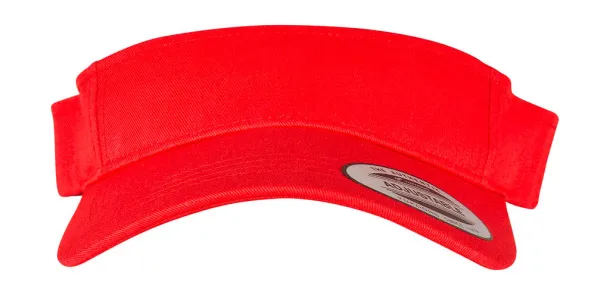  Curved Visor Cap - Flexfit Crvena