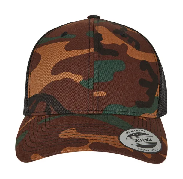  Retro Trucker Camo - Flexfit Camo Black