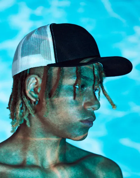  Klasična reciklirana dvobojna retro trucker šilterica - 6 panela - Flexfit