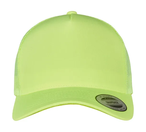  Neonska retro trucker šilterica - 5 panela - Flexfit Neon žuta