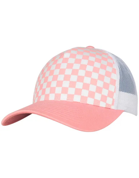  Karirana retro trucker šilterica - 5 panela - Flexfit